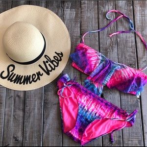 Multi Color Bikini Set 💜💕💙👙